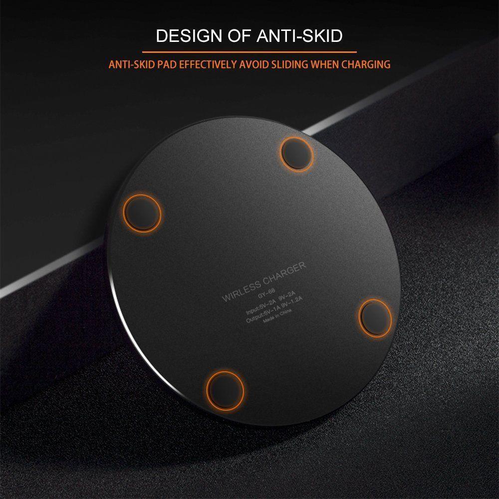 Ultradunne draadloze snellader 9V (QI-oplader)