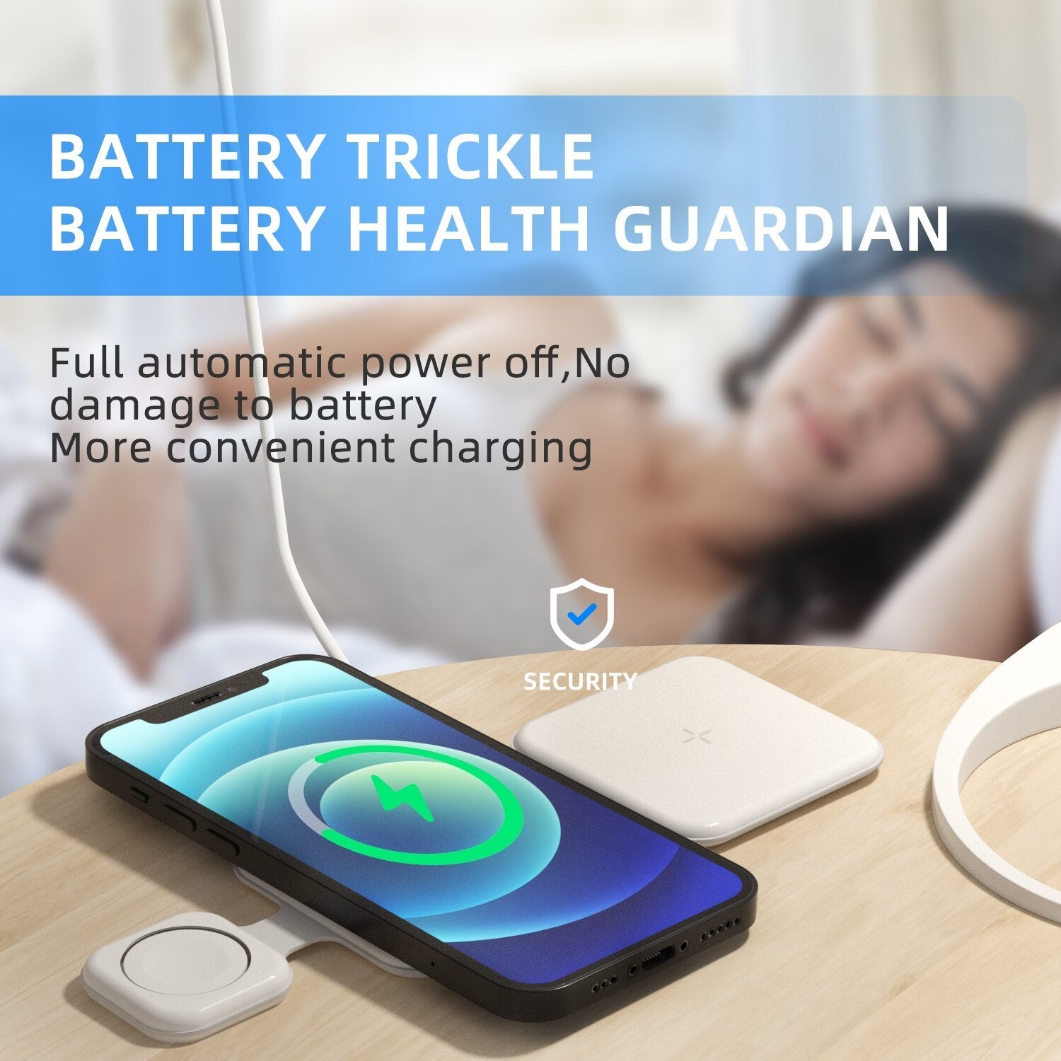 3-in-1 Magnetisch Opvouwbaar Draadloos Oplaadstation – Multi-Device Charger